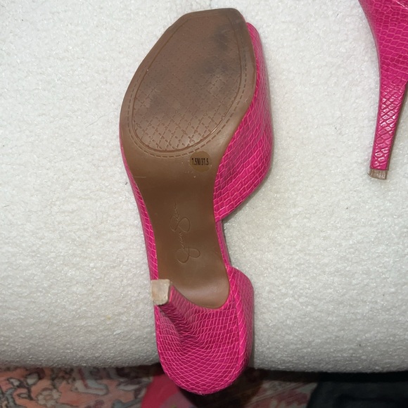 Jessica Simpson Pink Heels Size 7.5 - Picture 4 of 5